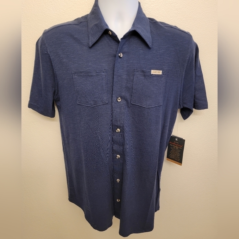 NWT Weatherproof Boy's Button Down Short Sleeve Shirt